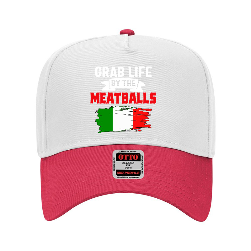 Funny Meatballs, Italian Humor Adjustable Baseball Cap by MickeyMouse | Artistshot