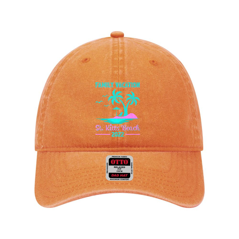 Family Vacation 2022 Vintage Lost Paradise St. Kitts Beach Premium Dyed Cap by Yuh2105 | Artistshot