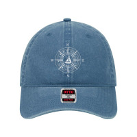 Nautical Sailing Sail Boat Captain Sailor Compass Sailing T Shirt Dyed Cap | Artistshot