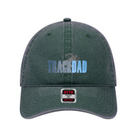 Mens Track Dad Track & Field Runner Cross Country Running Father Dyed Cap | Artistshot