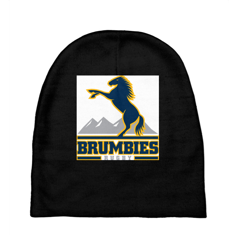 Brumbies Rugby Super League Baby Beanies by SomArt | Artistshot