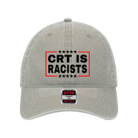 Crt Is Racist Anti Black & White Child Abuse Dyed Cap | Artistshot