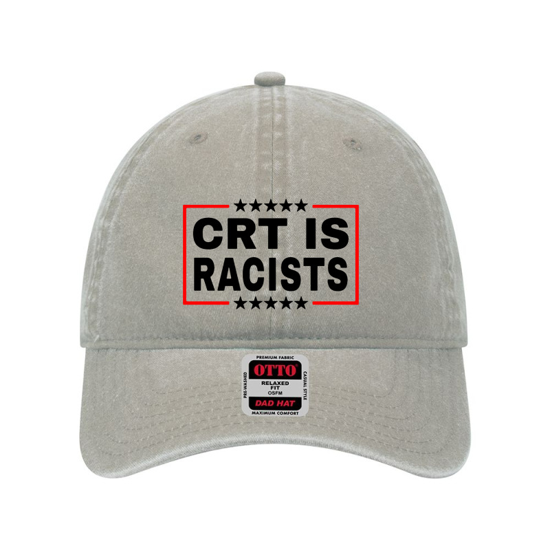 Crt Is Racist Anti Black & White Child Abuse Dyed Cap by GassPoll | Artistshot