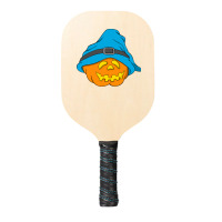 Halloween Jack O Lantern T  Shirt Slouchy Hat Halloween Pumpkin Blue V Pickleball Paddle | Artistshot