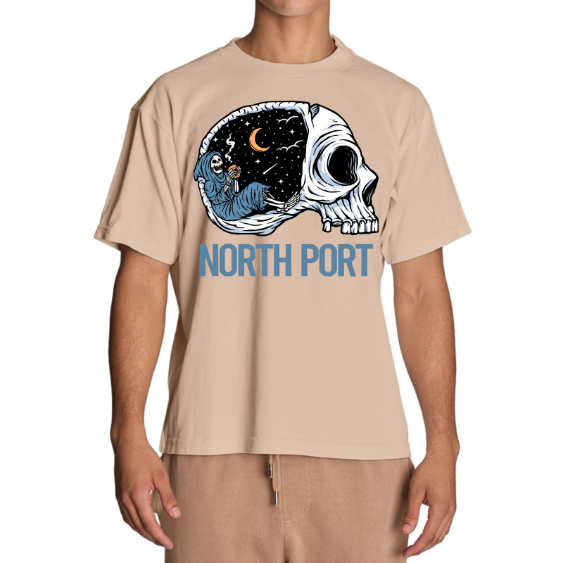 North Port T  Shirt Chilling Skeleton North Port T  Shirt Urban Heavy T-shirt | Artistshot