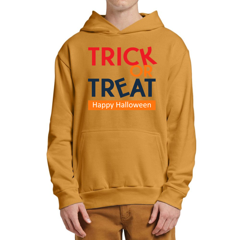 Trick Or Treat Halloween Lettering Urban Pullover Hoodie by markmckennastudios | Artistshot