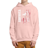 Football Lineman America Flag Offensive Defensive Player Urban Pullover Hoodie | Artistshot