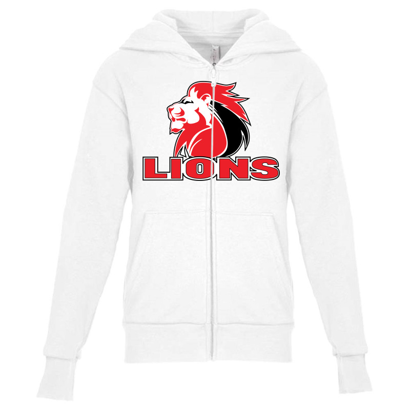 Lions Rugby Super League Youth Zipper Hoodie by SomArt | Artistshot