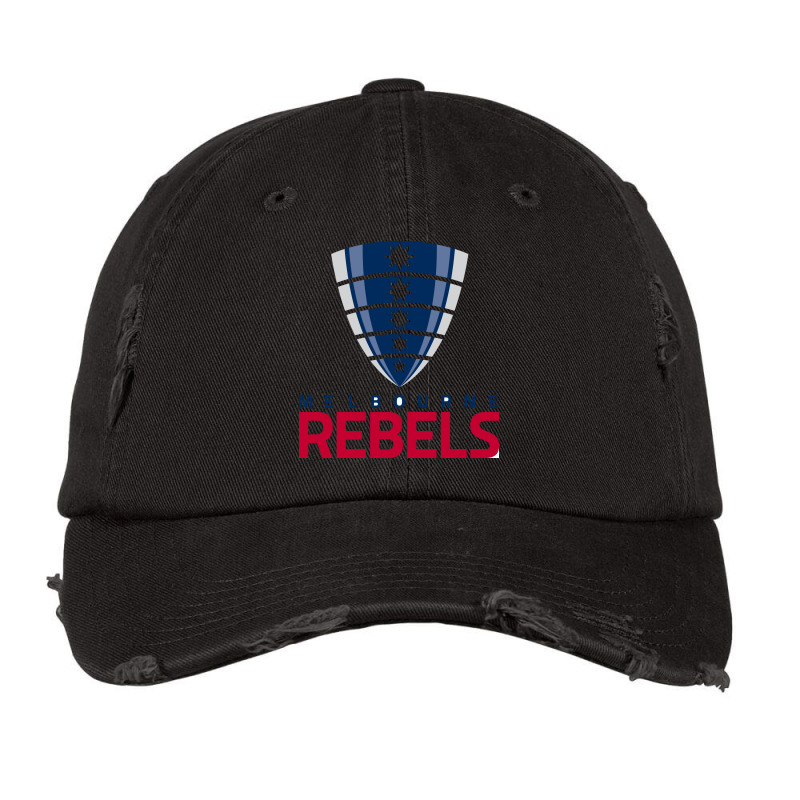 Melbourne Rebels Rugby Super League Vintage Cap by SomArt | Artistshot