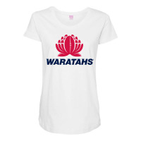 New South Wales Waratahs Rugby Super League Maternity Scoop Neck T-shirt | Artistshot