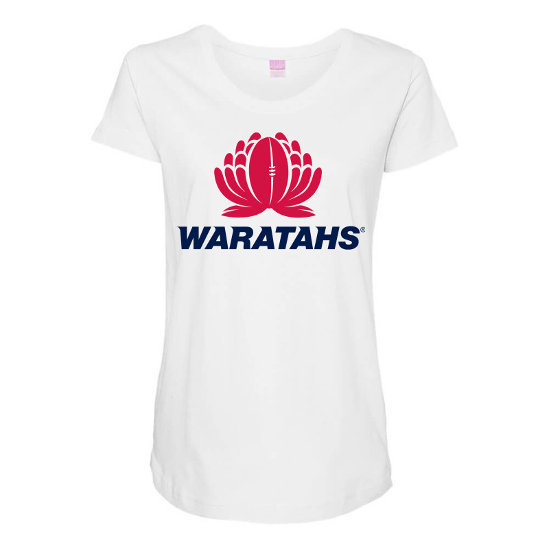 New South Wales Waratahs Rugby Super League Maternity Scoop Neck T-shirt by SomArt | Artistshot