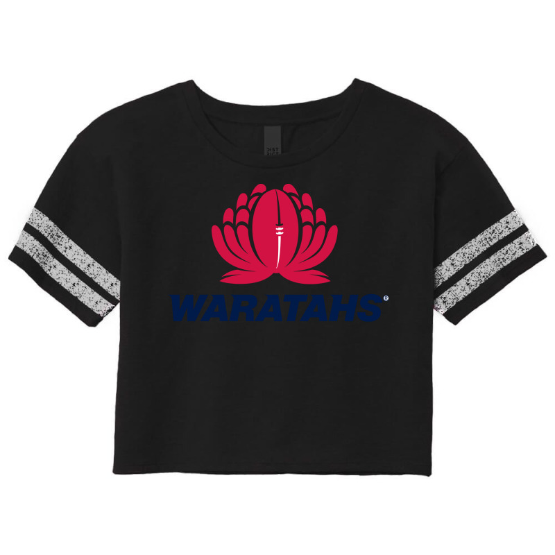 New South Wales Waratahs Rugby Super League Scorecard Crop Tee by SomArt | Artistshot