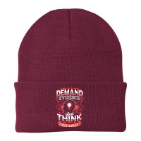 Science Demand Evidence And Think Critically Science Beanie | Artistshot