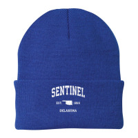 Sentinel Oklahoma Ok Vintage Athletic Sports Design T Shirt Beanie | Artistshot