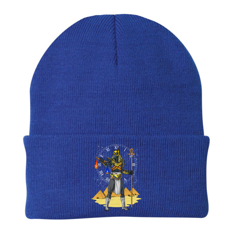 Hippie Anubis Egyptian God  181 Beanie by urethrapricey | Artistshot