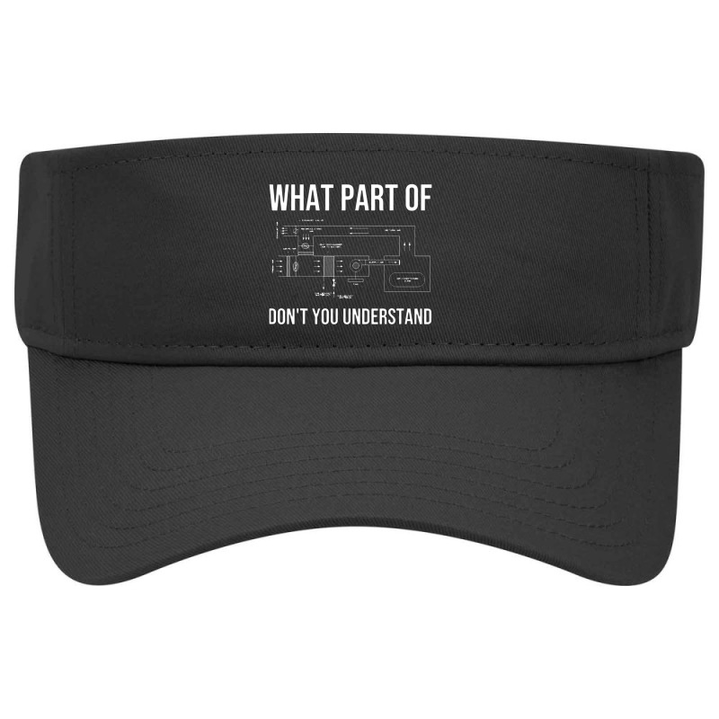 Funny Hvac Design For Men Dad Hvac Installer Engineers Tech Visor hat by kabelistrik | Artistshot