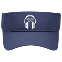 Headphones House Music T Shirt Visor Hat | Artistshot