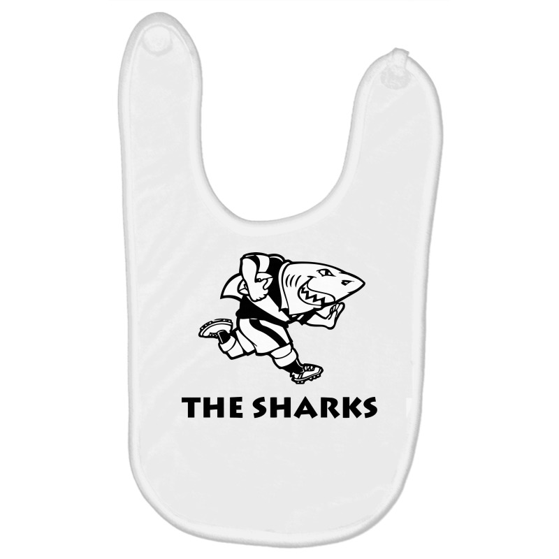 The Sharks Rugby Super League Baby Bibs by SomArt | Artistshot