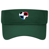 Panama Soccer Ball Heart Jersey Shirt   Panama Football Gift Visor Hat | Artistshot