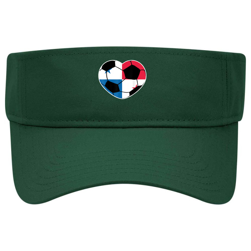 Panama Soccer Ball Heart Jersey Shirt   Panama Football Gift Visor hat by copedoire | Artistshot