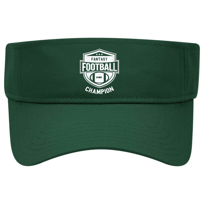 Womens Fantasy Football Champion   League Champ   Winner Quote V Neck Visor Hat | Artistshot