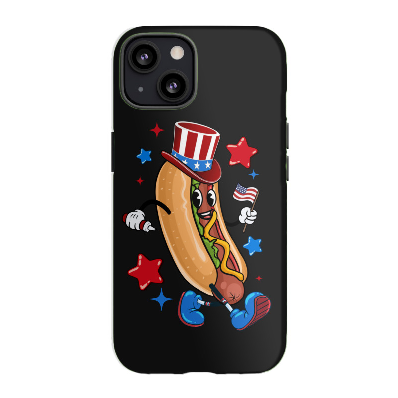 4th Of July Hot Dog Sleeve Dark Iphone 13 Case | Artistshot