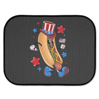 4th Of July Hot Dog Sleeve Dark Rear Car Mat | Artistshot