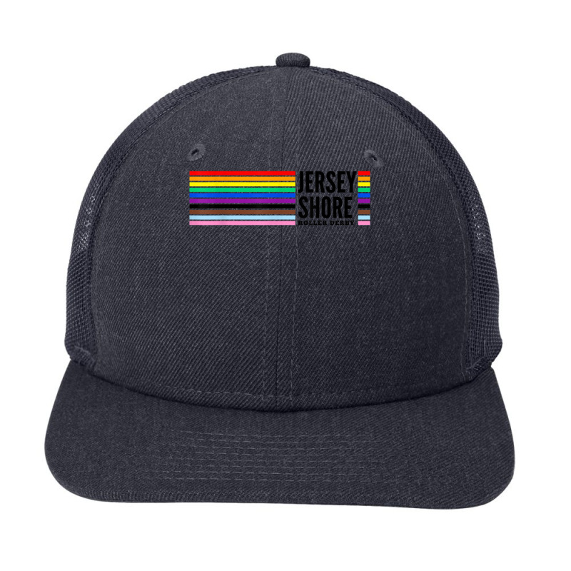 Jersey Shore Roller Derby Pride T Shirt Snapback Trucker Cap | Artistshot