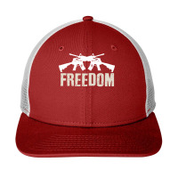 Independence Day T  Shirt Freedom Crossed M4 A1 Machine Guns For Veter Snapback Trucker Cap | Artistshot