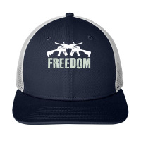 Independence Day T  Shirt Freedom Crossed M4 A1 Machine Guns For Veter Snapback Trucker Cap | Artistshot