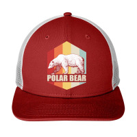 Bear Polar Bear Retro Colorful Sunset White Bears 510 Forest Snapback Trucker Cap | Artistshot