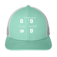 Math T Shirt   Eight = Infinity Is Bigger Than 9 Snapback Trucker Cap | Artistshot