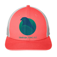 Bainbridge Island Wa Osprey Sea Green Raptor Ocean Bird T Shirt Snapback Trucker Cap | Artistshot