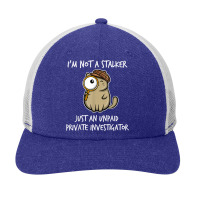 I'm Not A Stalker Just An Unpaid Private Investigator   Cat T Shirt Snapback Trucker Cap | Artistshot