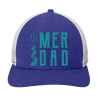 Mens Merdad Trident Mermaid Dad Snapback Trucker Cap | Artistshot