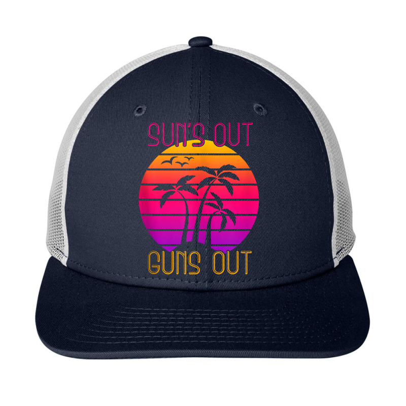 Suns Out Guns Out Palm Beach 1980s Fashion 80s Vintage Retro Tank Top Snapback Trucker Cap by muloisongunu | Artistshot