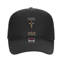 Jesus Christ Christian Fully Vaccinated By The Blood Of Jesus Funny Ch Foam Trucker Hat | Artistshot