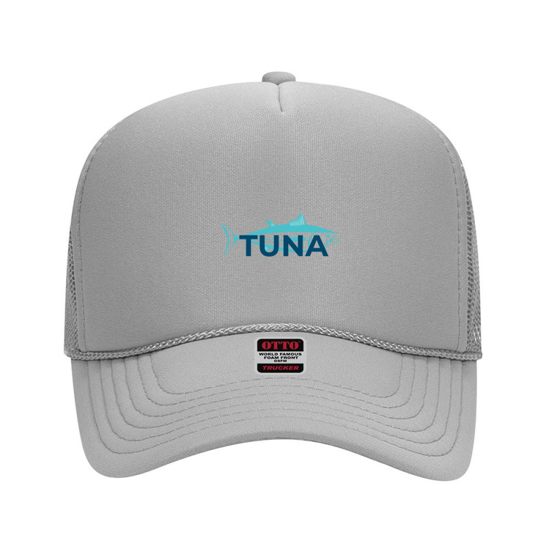 Line Art Blue Tuna Illustration Foam Trucker Hat | Artistshot