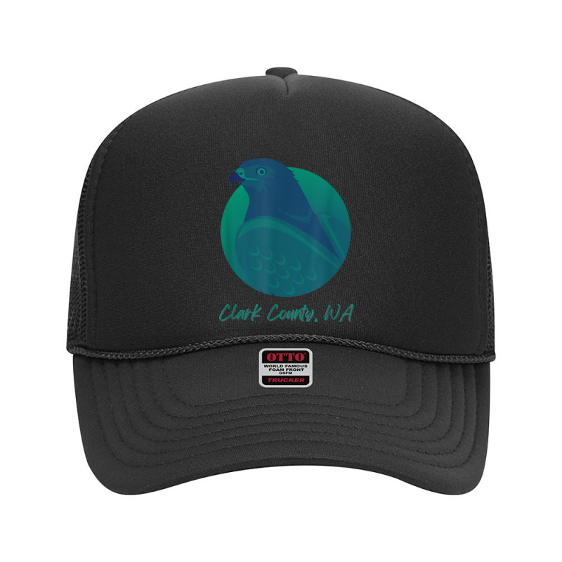 Clark County Wa Osprey Sea Green Raptor Ocean Bird T Shirt Foam Trucker Hat by sosieclaton | Artistshot