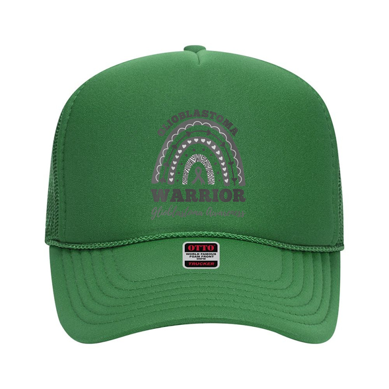 Womens Glioblastoma Warrior Glioblastoma Awareness Rainbow V Neck T Sh Foam Trucker Hat | Artistshot