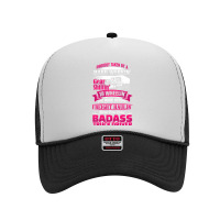 Truck Lover Trucker Proudly Taken By Badass Truck Driver Husband Wife Foam Trucker Hat | Artistshot