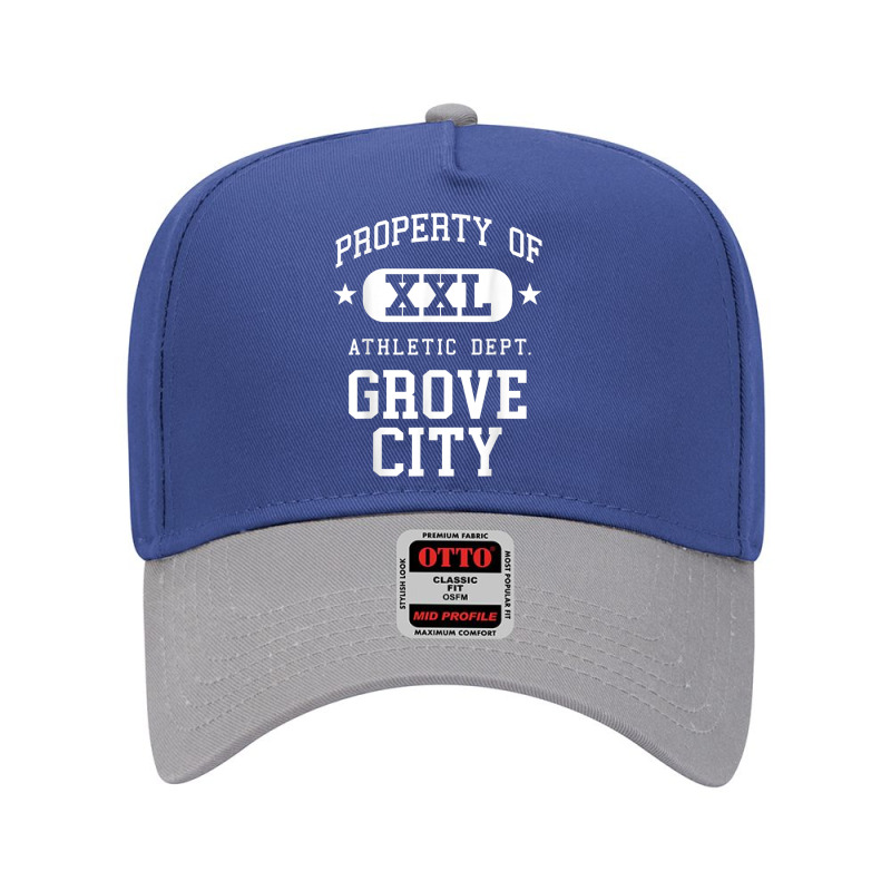 Grove City Xxl Athletic School Property Funny Adjustable Baseball Cap | Artistshot