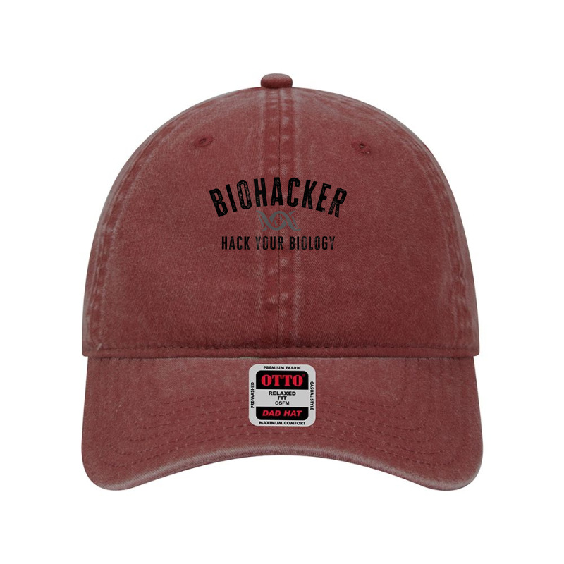 Biohacker Biohacking Your Biology Dna T Shirt Dyed Cap | Artistshot