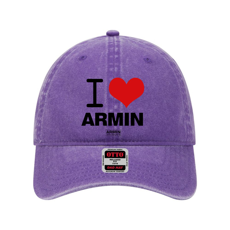 I Love Armin Armin Van Buuren Dyed Cap | Artistshot