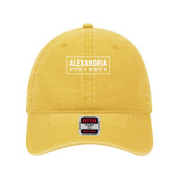 Alexandria La Louisiana Funny City Coordinates Home Gift T Shirt Dyed Cap | Artistshot