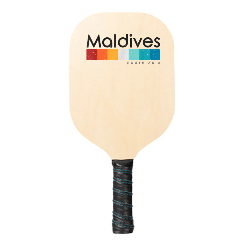 Vintage Maldives South Asia Retro Design T Shirt Pickleball Paddle | Artistshot