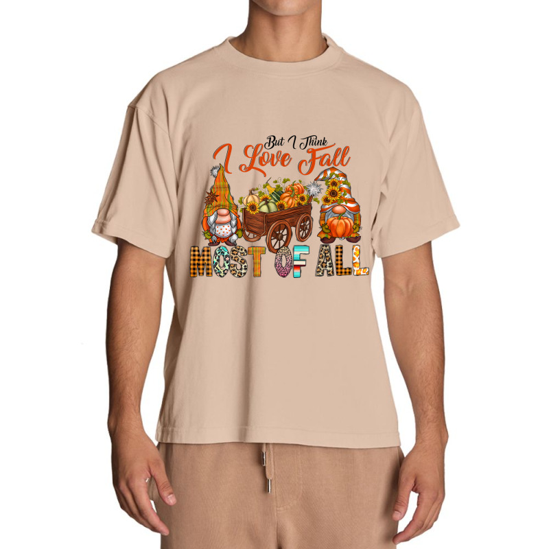 Western Gnomes Pumpkin I Think I Love Fall Most Of All Urban Heavy T-shirt | Artistshot