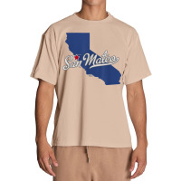 San Mateo California Ca Map T Shirt Urban Heavy T-shirt | Artistshot