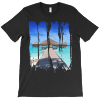 Maldives Gift Ideas T  Shirt Summer Beach Photography Maldives Holiday T-shirt | Artistshot