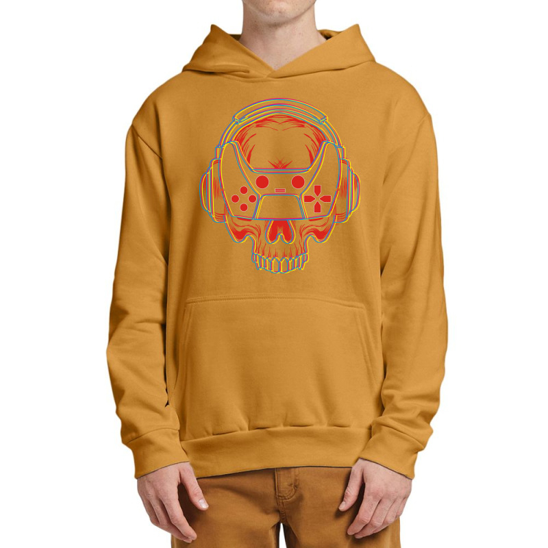 Skull Gamer Urban Pullover Hoodie by azmth | Artistshot